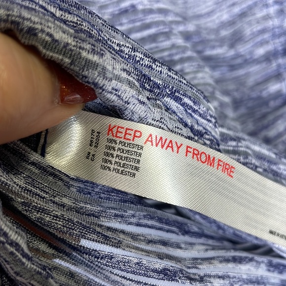 NWOT Free People Movement Cropped Cinched Muscle Tank - Navy Blue - Size Large - Picture 13 of 14